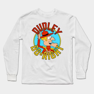 Dudley Do-Right - Rocky Bullwinkle Long Sleeve T-Shirt